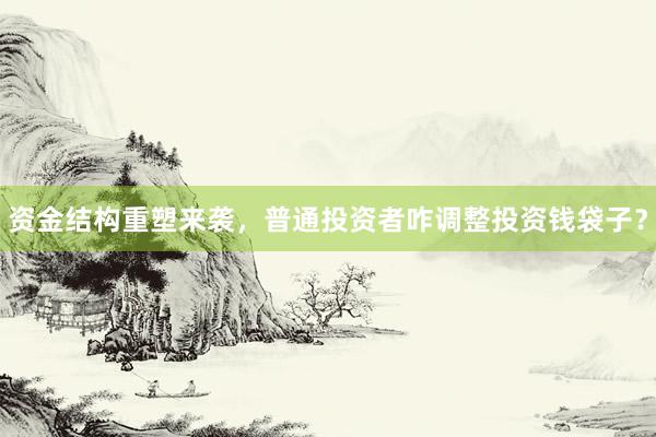 资金结构重塑来袭，普通投资者咋调整投资钱袋子？
