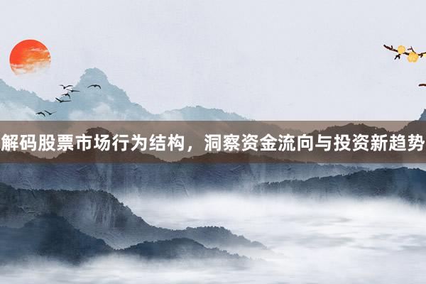 解码股票市场行为结构，洞察资金流向与投资新趋势